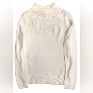 Ivory Beaded Juicy Couture sweater